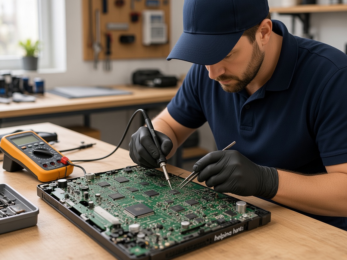 Electronic Repairs and micro-soldering bench