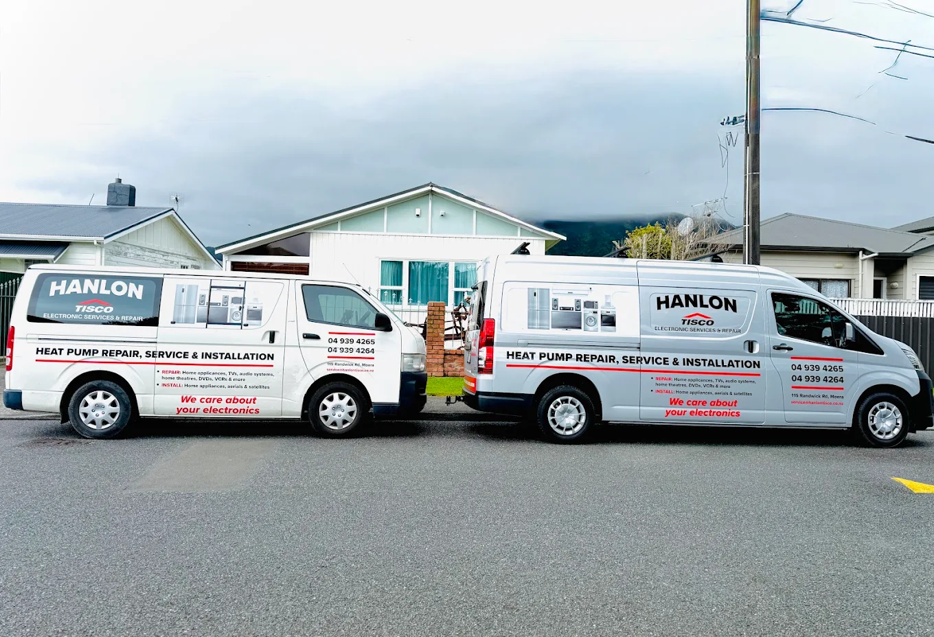 Hanlon Tisco vehicle ready for appliance pickup and drop-off